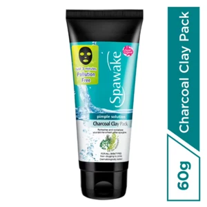 Spawake Pimple Solution Charcoal Clay Pack (60gm) - Picture 1 of 3