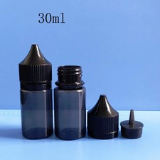 LDPE PET Empty Dropper Bottle Liquid Juice e Vape Plastic Container 30-120ML WC