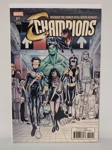 Champions #1 - Partial Sketch Variant by Ramos - Marvel Comics 2016 NM- - Imagen 1 de 6