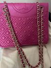 Tory Burch Fleming Soft Convertible Leather Shoulder Bag Pink