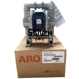 666053-344 ARO double diaphragm pump 1/2" plastic, rotating connections,  FedEx - Picture 1 of 6