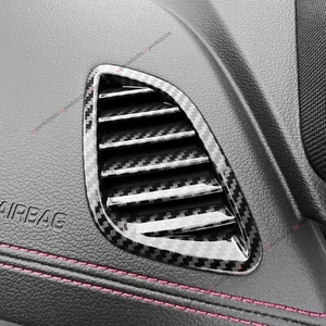 Carbon Fiber Style Front Air Vent Outlet Cover Trim For Genesis G70 2019-2026 - Picture 1 of 5