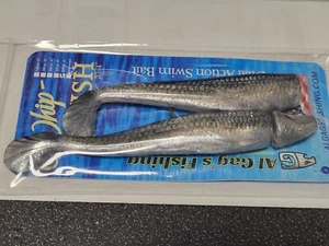 1 NEW Al Gags Whip-It Fish + Replacement Tail 4" 3/4oz. MULLET COLOR - Picture 1 of 4