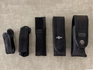 Lote de 5 fundas de nailon de alta resistencia para linternas tácticas varios tamaños - Imagen 1 de 12