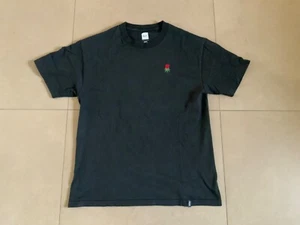 HUF Herren T-Shirt Gr. L schwarz vorne kl.Rose aufgestickt - Bild 1 von 3