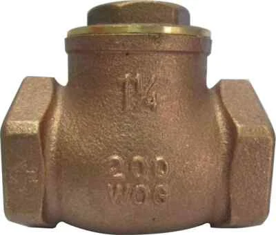 PROFLO PFX31M 3-Inch Brass Threaded Swing Check Valve - Image 1 of 2