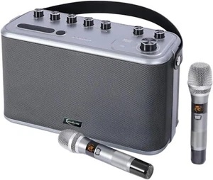 Karaoke Machine for Adults and Kids,with Two Wireless Microphones, Rechargeab... - Picture 1 of 9