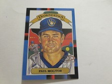 2001 Donruss Diamond Kings Paul Molitor Card #DKR-17 Serial #1506/1988