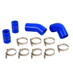 Kit de manguera de silicona intercooler azul para Chevrolet GMC 04-05 6,6 L Duramax LLY - Imagen 1 de 10