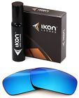 Polarized IKON Iridium Replacement Lenses For Oakley Double Edge Ice Blue Mirror