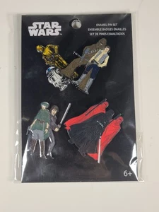 Funko Star Wars Emaille Pin Set 4 Stück Vader Luke Leia Han Solo Chewbacca R2D2 - Bild 1 von 2