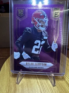 2025 Elite Dylan Sampson Rookie Purple /49 Cleveland Browns RC SSP - Bild 1 von 2
