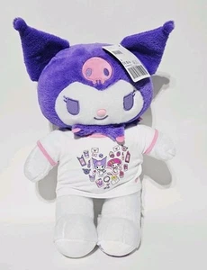 Build A Bear Kuromi Purple Stuffed Animal Plush TShirt Hello Kitty Sanrio BAB - Picture 1 of 8