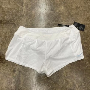 Pantaloncini Nike bianchi Dri-Fit donna taglia XXL pantaloncini da corsa - Foto 1 di 4