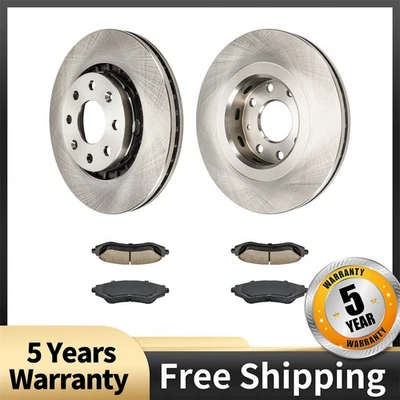 Front Brake Rotor & Pads Kit For 04-11 Chevrolet Aveo 07-11 Aveo5 13-15 Spark - Изображение 1 из 4