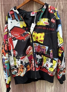 Nueva Chaqueta con Capucha Staple X Coca Cola Talla L Para Hombres Agotada Rara Patinador Ropa de Calle - Imagen 1 de 10