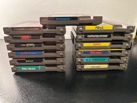 Nintendo NES 13 game lot - Jaws, Mario 3, TMNT, Ghostbusters - cleaned/tested