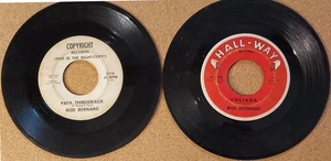 SWAMP POP CAJUN 45 LOT x2: ROD BERNARD Papa Thibodeaux, Colinda/Who’s Gonna Rock - Picture 1 of 2