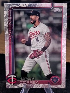 2025 Topps Serie 1 - Carlos Correa #275 Entrenamiento Primavera - Imagen 1 de 2