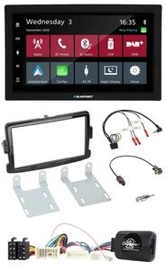 Blaupunkt DAB Bluetooth USB Lenkrad 2DIN Autoradio für Dacia ab 2012 piano schwa - Bild 1 von 12