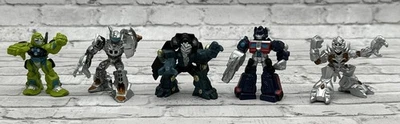 LOT (5) 2007 Hasbro Robot Heroes Transformers Optimus Prime and Blackout Mixed - Image 1 of 3