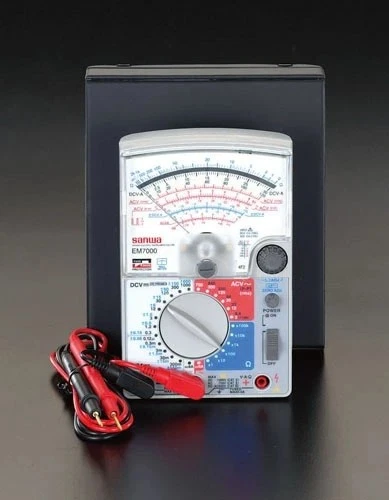 Probador eléctrico multímetro analógico Sanwa EM7000 con estuche C-CA de... - Imagen 1 de 1