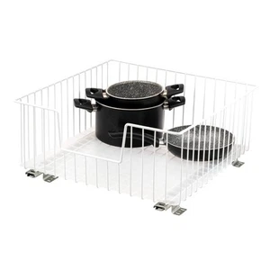 bremermann Schrank-Korbauszug 50 cm Breite mit Einlegeboden Küchenschublade weiß - Bild 1 von 7
