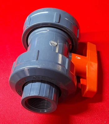 SPEARS 2329-010, 1" Threaded PCV Ball Valve, 235 PSI, USA Made - NEW - Image 1 of 4