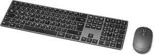 AMAZON BASICS Bezprzewodowy zestaw klawiatury i myszy QWERTZ DE z odbiornikiem USB B-WA - Zdjęcie 1 z 5