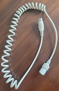 PC XT/AT Keyboard Curly Cable 5 pin DIN male to female - Afbeelding 1 van 3