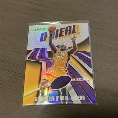 SHAQUILLE O'NEAL 2003-04 TOPPS FINEST #130 REFRACTOR JERSEY /250 LAKERS HOF - Image 1 of 2