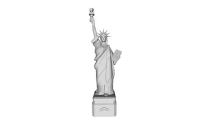 Printle Statue of Liberty--Americana Sculpture Object for Dioramas Train Sets - Picture 1 of 11