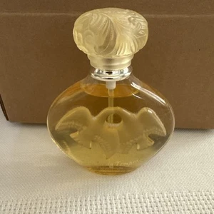 Vtg 80s L'air du Temps Eau de Toilette 100ml 3.3 oz Nina Ricci Crystal Doves - Picture 1 of 6