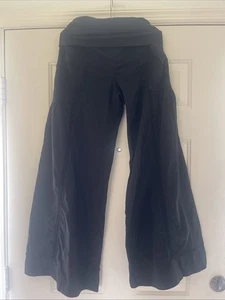 Wearables Gaucho Pants Palazzo Trousers M Tiered Stretch Waist Lagenlook - Picture 1 of 8