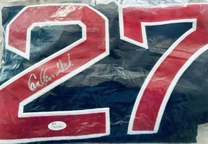 Boston Red Sox Carlton Fisk Signed Jersey w/ JSA Certification - Picture 1 of 1