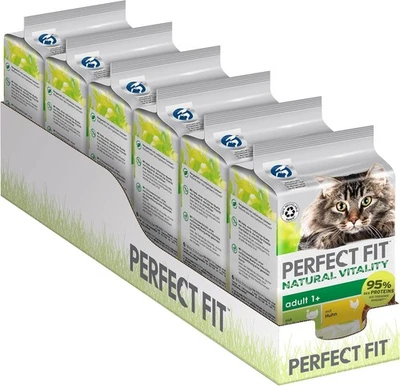 PERFECT FIT Adult 1+ Premium Katzenfutter nass, 36x50g Portionsbeutel - Bild 1 von 4