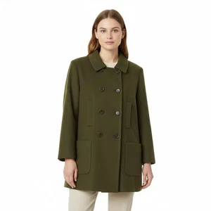 Usado en Excelente Condición Antiguo Azul Marino Talla XXL Y2K 2000s Verde Oliva Militar Chaquetón Corto Chaqueta  - Imagen 1 de 12