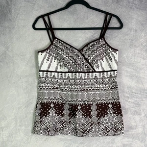 Vintage y2k Ann Taylor Babydoll Oberteil Gr. 8 braun Waldfee Kobold Cottagecore Boho - Bild 1 von 8