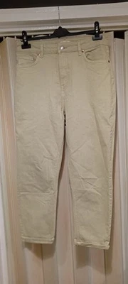 Size 14 H&m Cream Jeans - Image 1 of 2