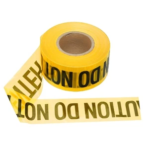 1000ft x 3" Warning Tape, 1 Pcs PE Marking Tape Yellow (CAUTION DO NOT ENTER) - Imagen 1 de 6
