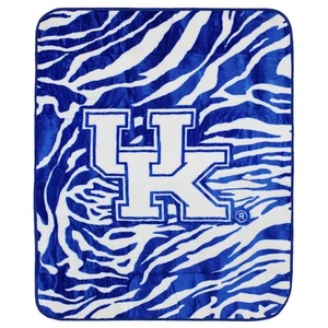 Kentucky Wildcats Raschel Throw Blanket, 60 in by 50 in - Picture 1 of 4