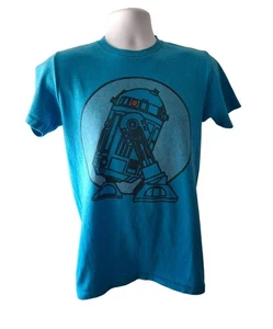 Camiseta Star Wars R2-D2 Pequeña Azul Gráfica Camiseta 5th Sun Ciencia Ficción Retro Y2K - Imagen 1 de 5