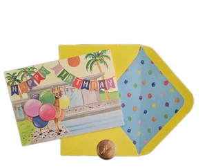 Papyrus Happy Birthday Card Llama 🦙🦙 "Have a whole llama fun on your birthday" - Picture 1 of 3