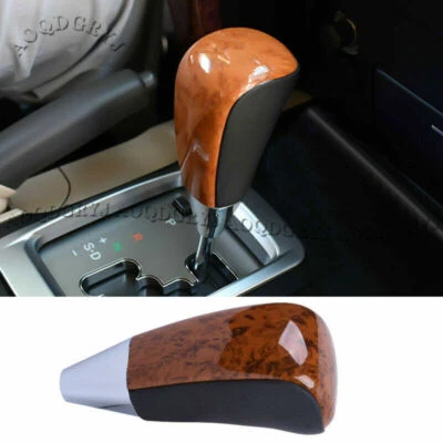 Wood Grain Gear Shift Knob Shifter Lever Trim For TOYOTA Land Cruiser 2008-2015 Foto 1 de 3