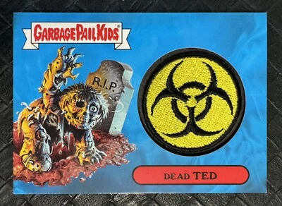 2017 GPK GARBAGE PAIL KIDS Adam-Geddon Patch Dead Ted 1a #18/50 - Image 1 of 2