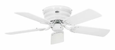 Ceiling Fan Without Light Flat Classic Flat III 103 CM White Grey - Image 1 of 3