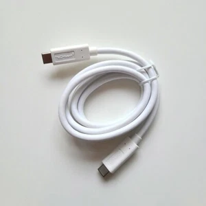 3Ft 1M USB 3.1 to USB 3.1 Type C to C USBC to USBC Cable WHITE - Picture 1 of 6
