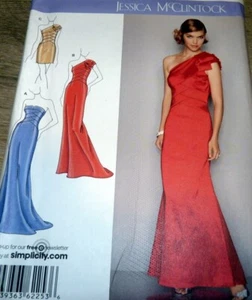 *NEU Misses ABENDKLEID Jessica McClintock Schnittmuster 12-14-16-18-20 UNGESCHNITTEN - Bild 1 von 1