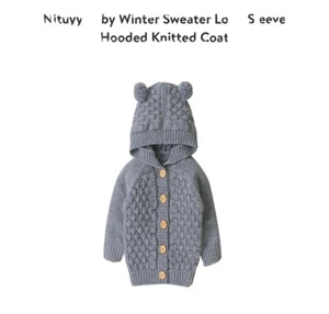 baby sweater with hood - Picture 1 of 2