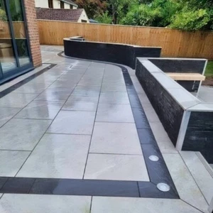 Anthracite Porcelain 900x200 Paving Slabs - Picture 1 of 8